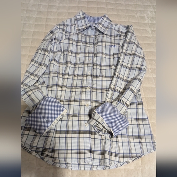 River Woods Women's Button Down Plaid Shirt(5) - Picture 13 of 16
